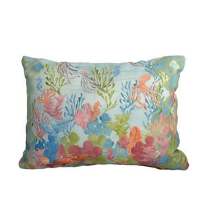Climaweave Sea Life Octopus Sea Horse 17 x 12 Toss Pillow‎ Indoor Outdoor